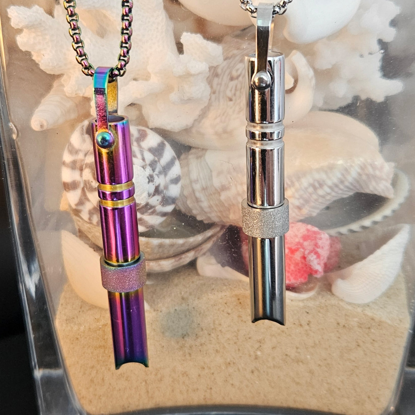 The MyBreathArt Whisper Amulet.