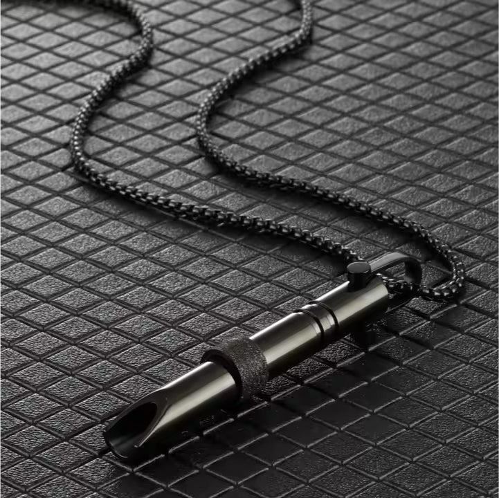 The MyBreathArt Whisper Amulet.