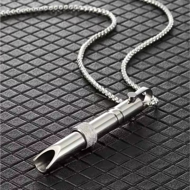 The MyBreathArt Whisper Amulet.